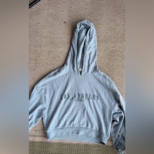 garage cropped hoodie
